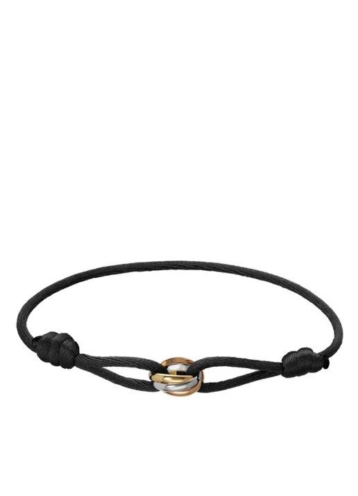 Cartier Trinity Armband Zwart Goud, Ophalen of Verzenden, Zo goed als nieuw, Zwart, Goud