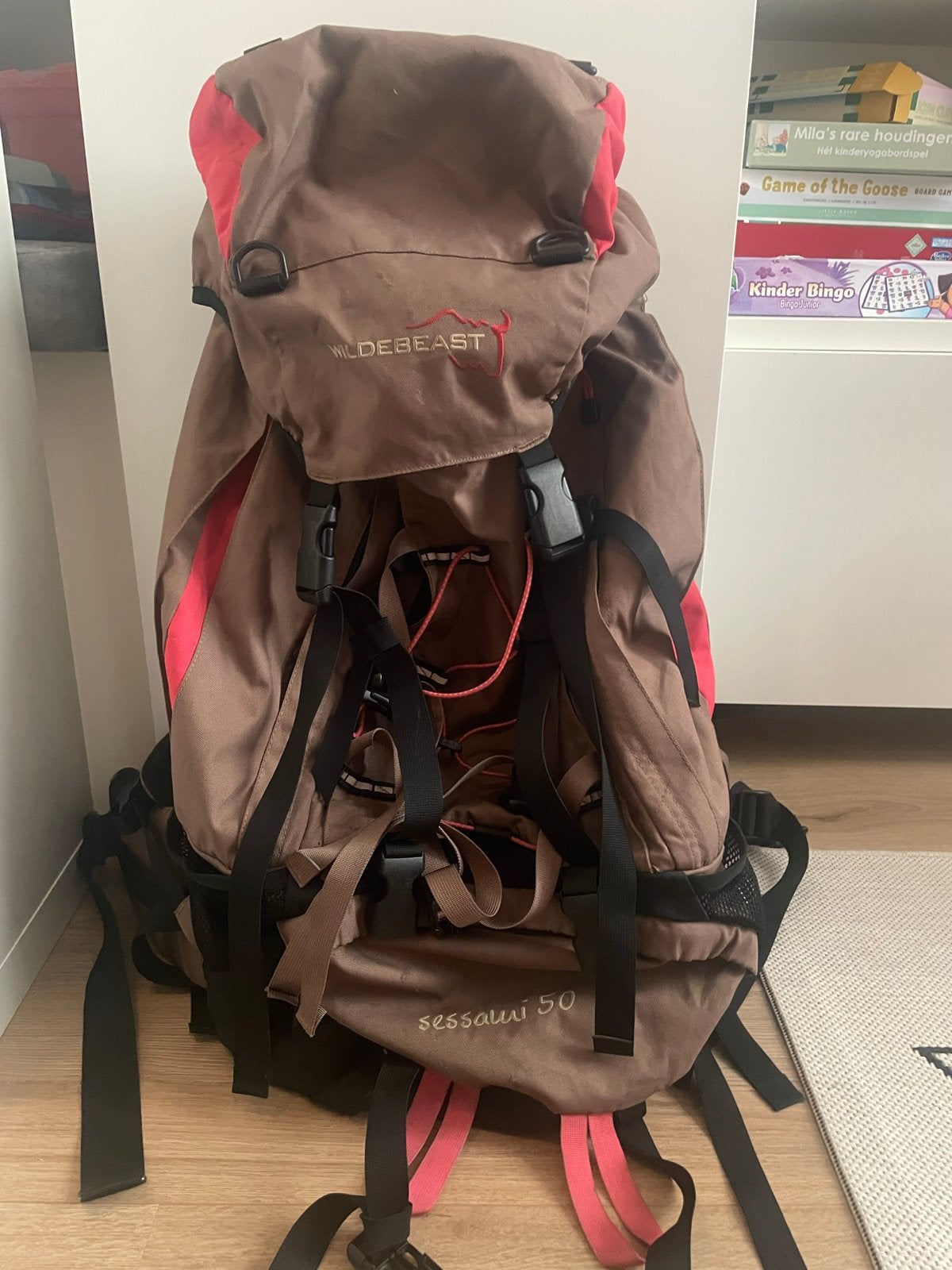 Wildebeast sessami 50 L backpack, 40 cm of meer, Gebruikt, 60 cm of meer, Ophalen