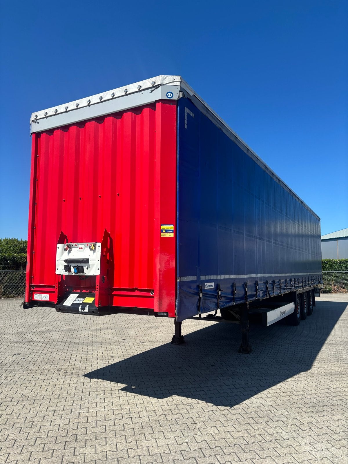 Krone SD tautliner,  2019, liftas, Bedrijf, Aanhangers en Opleggers, Te koop, Rood