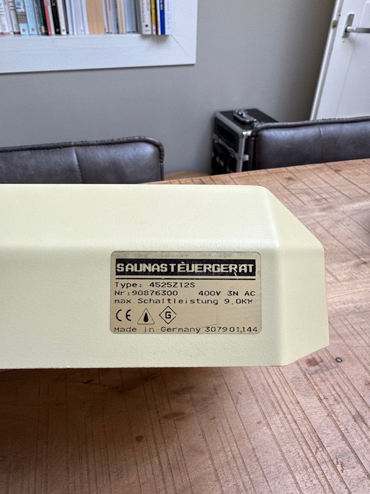 Sauna kachel (krachtstroom) met bedieningspaneel en sensor, Ophalen of Verzenden, Gebruikt, Fins of Traditioneel, Onderdelen