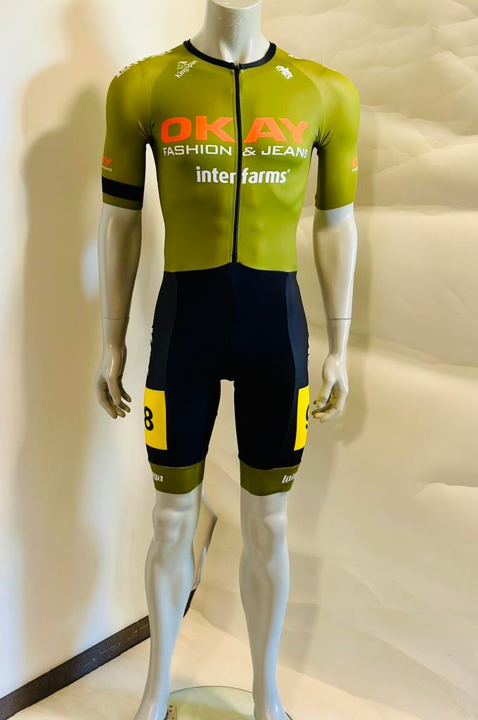 Skeelerkleding skeelerpak snelpak speedsuit maat M Latunga, Ophalen of Verzenden, Zo goed als nieuw