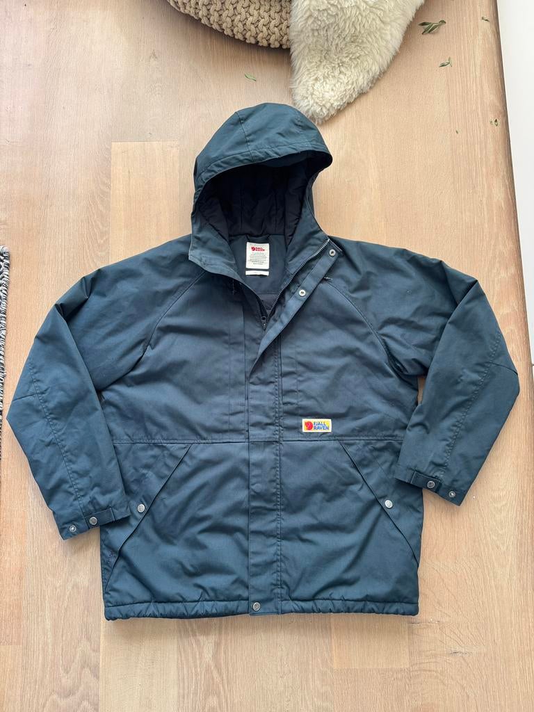 Prachtige fjallraven vardag padded jacket maat L Kleur blauw, Ophalen of Verzenden, Zo goed als nieuw, Maat 48/50 (M), Blauw