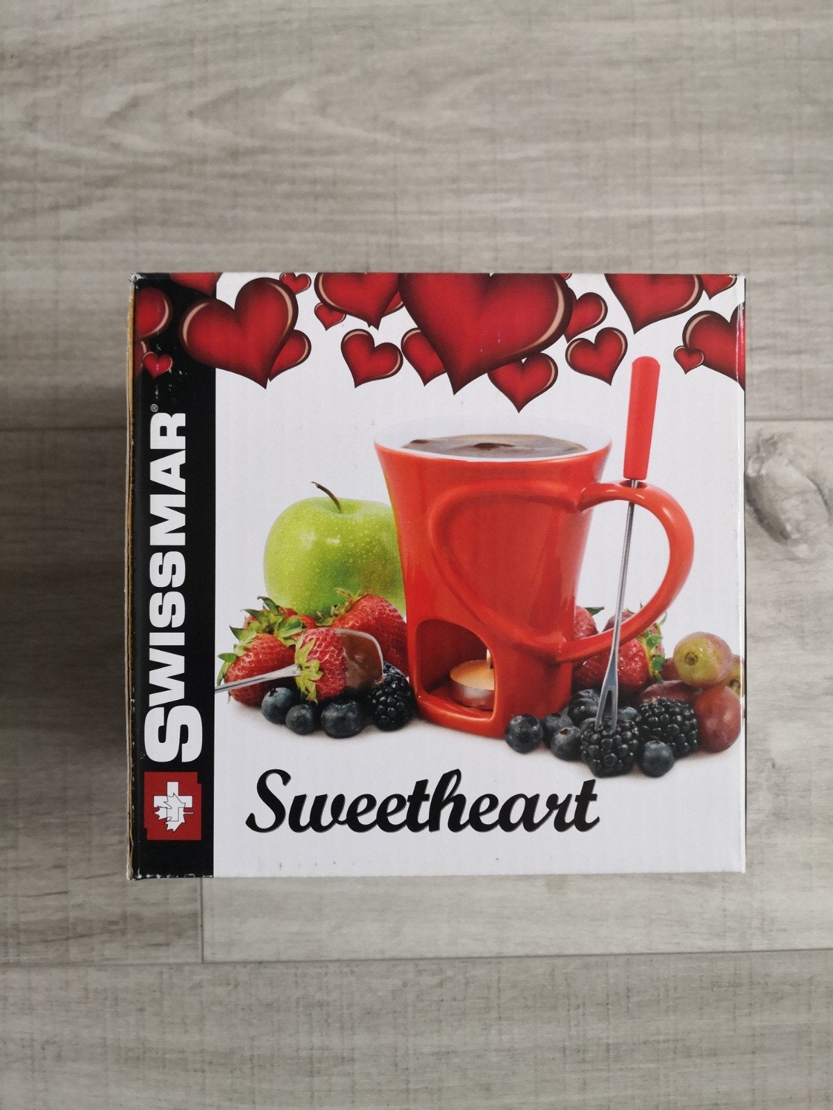 Mini chocolade fondueset (beker versie), Ophalen of Verzenden, Zo goed als nieuw, Waxinelicht, Fondueset