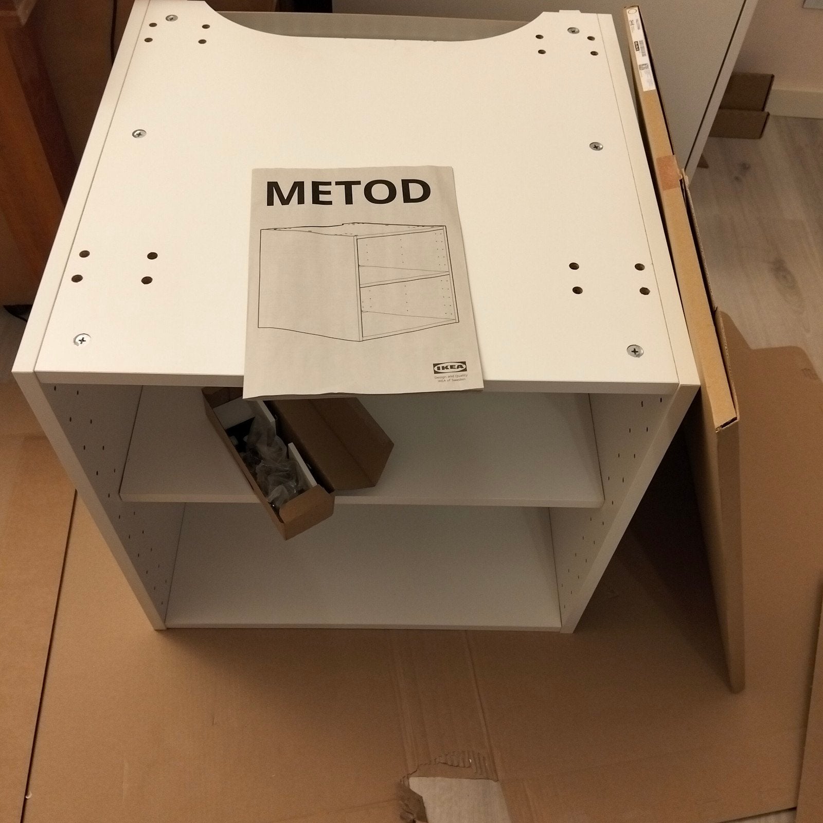 IKEA METOD bovenkast, wit, 60x60x60 cm, Ophalen, Nieuw