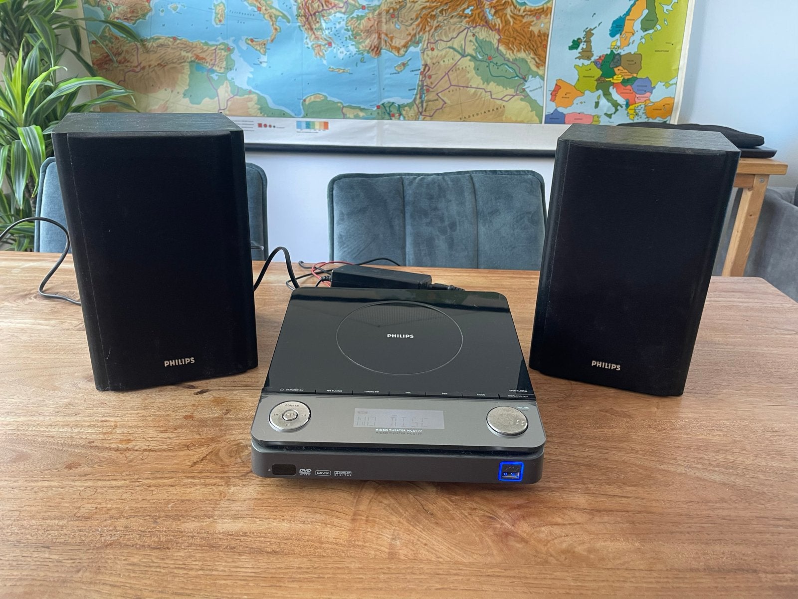 Philips Microset met DVD-speler en speakers, Ophalen, Philips, Gebruikt, Microset