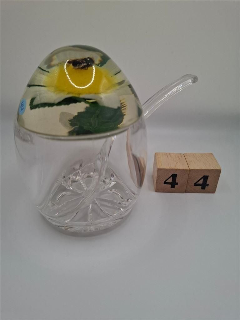 Honingpotje nr. 44, perplex, ong. 10 cm, gaaf, Gebruikt, Ophalen of Verzenden, Bord(en), Wedgwood