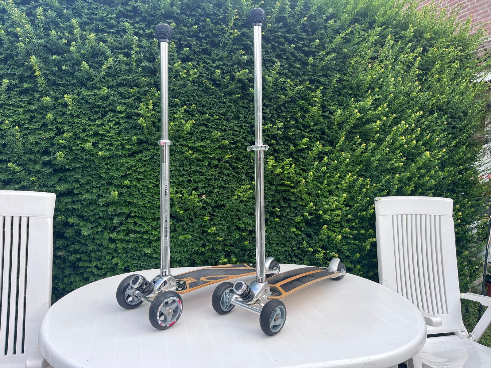 3-wiel step / Kickboard / tot 100 kg- Goede staat, Fietsen en Brommers, Steps, Ophalen of Verzenden, Gebruikt, Overige typen