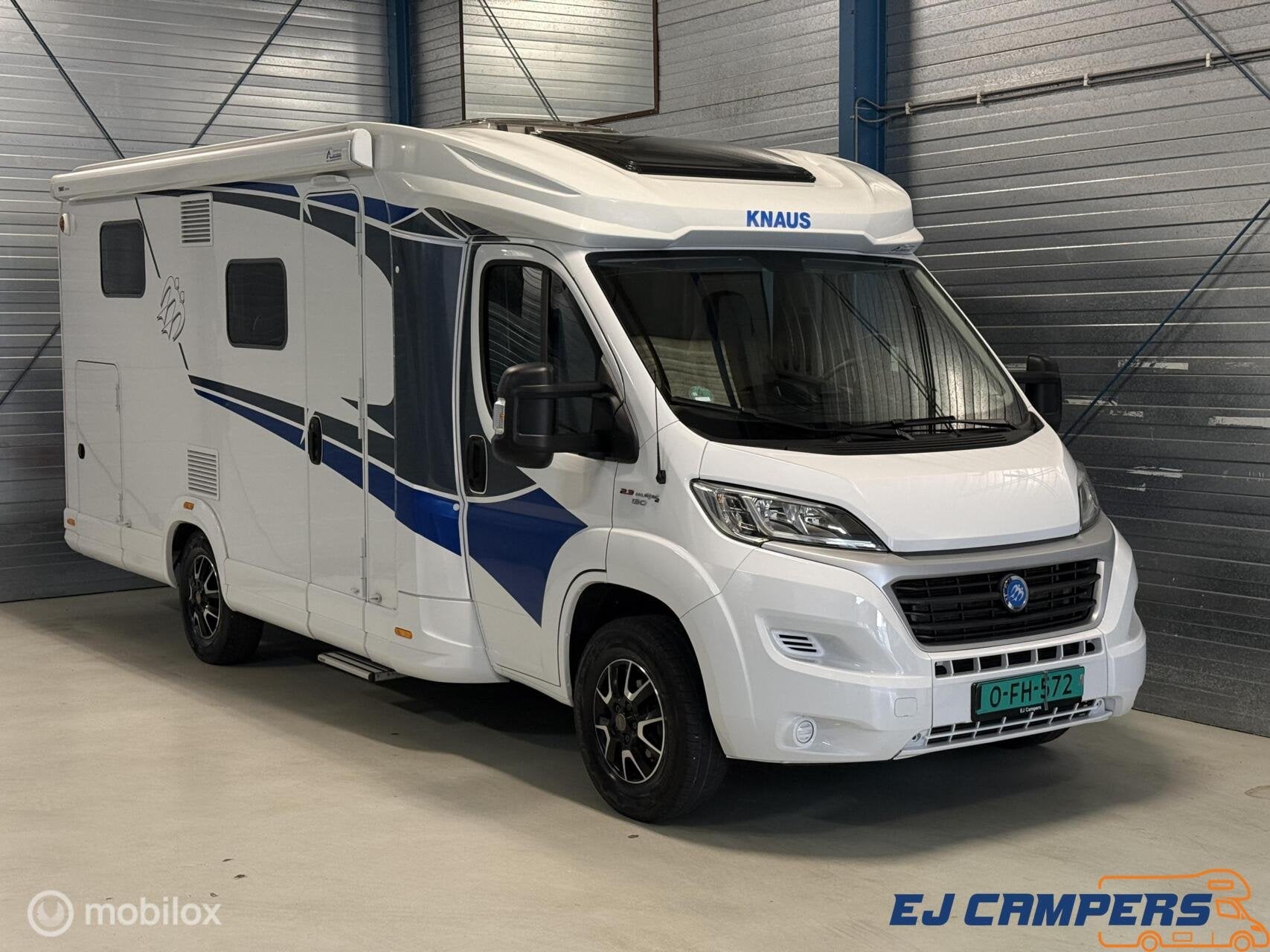Fiat Knaus Live Ti 650 MEG Enkele bedden ! Euro 6!, Caravans en Kamperen, Ringverwarming, Dakluik, Airbags, 6 tot 7 meter