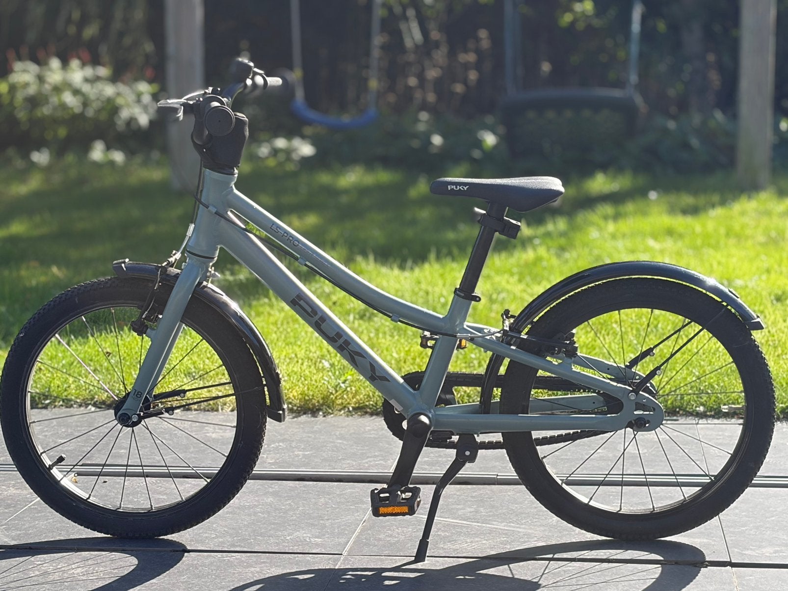 Puky LS-PRO 18 Kinderfiets - 18" |  Ash Blue, Ophalen, Gebruikt, Velgrem, 16 tot 20 inch