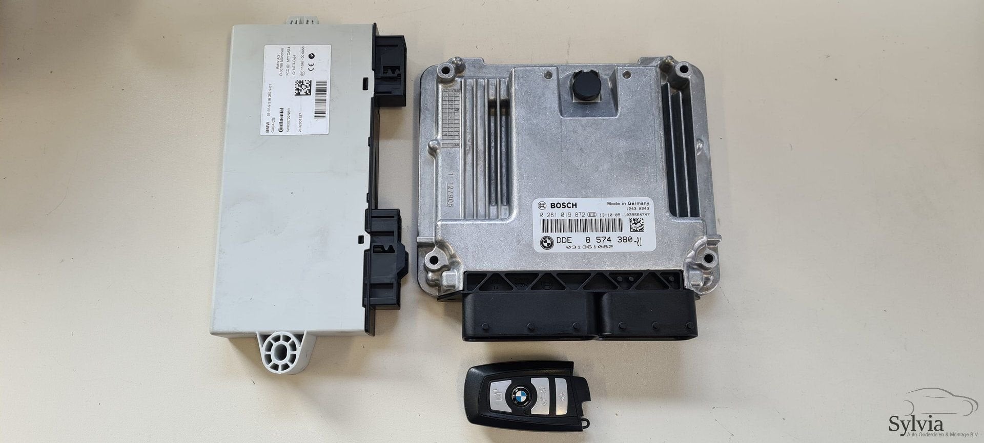 Startset ECU+ Contactslot BMW 5 Serie F10 F11 520D N47 85743, Auto-onderdelen, Gebruikt, -, -, Ophalen of Verzenden