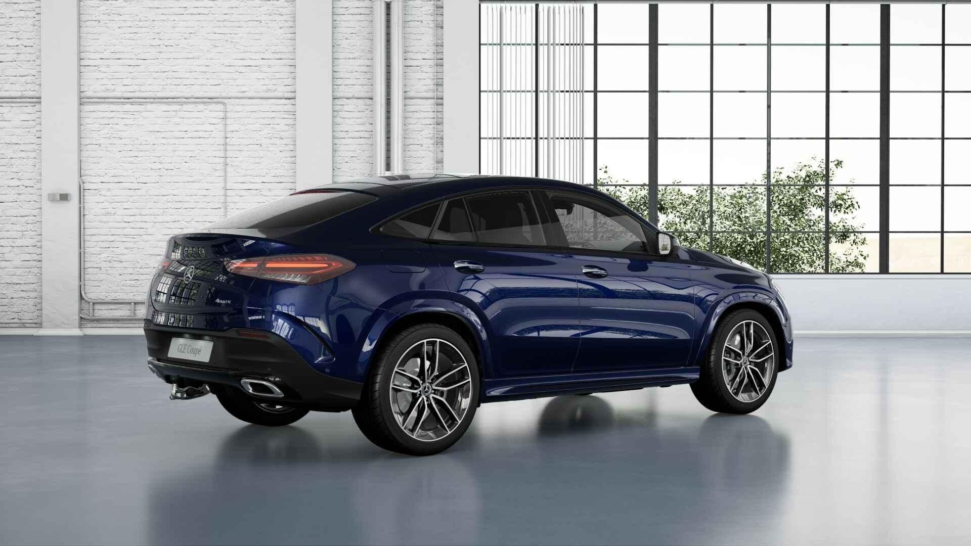 Mercedes-Benz GLE-klasse Coupé 400e 4MATIC Sport Edition Pr, Auto's, Mercedes-Benz, Automaat, 4 cilinders, 252 pk, Blauw