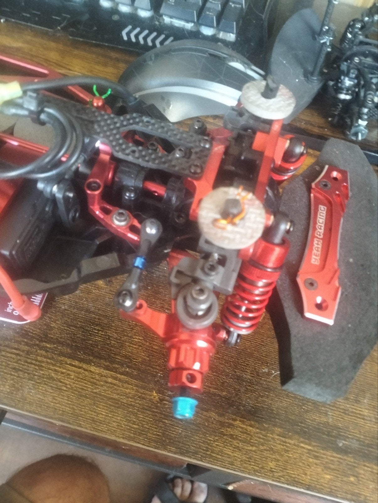 Tamiya tt02 met heel veel yeah hold upps, Elektro, Ophalen of Verzenden, Schaal 1:10, Auto onroad