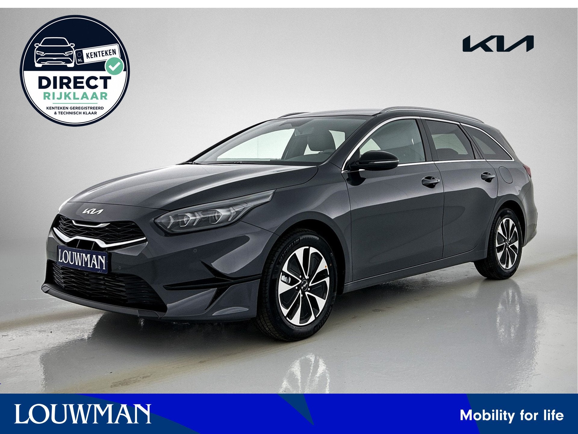 Kia Ceed Sportswagon 1.0 T-GDi Design Edition Stoelverwarmin, Auto's, Voorwielaandrijving, 12 maanden, Zwart, Origineel Nederlands