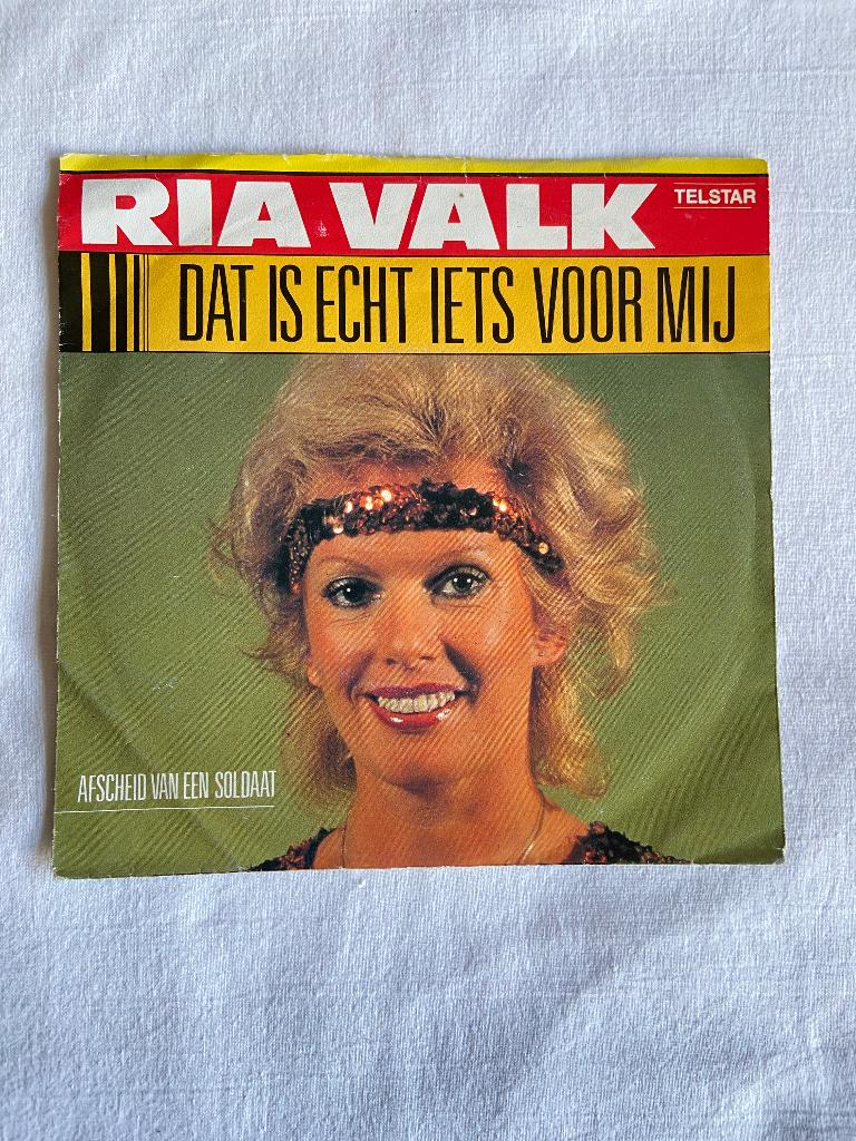 ria valk - dat is echt iets voor mij, 7 inch, Single, Ophalen of Verzenden, Zo goed als nieuw
