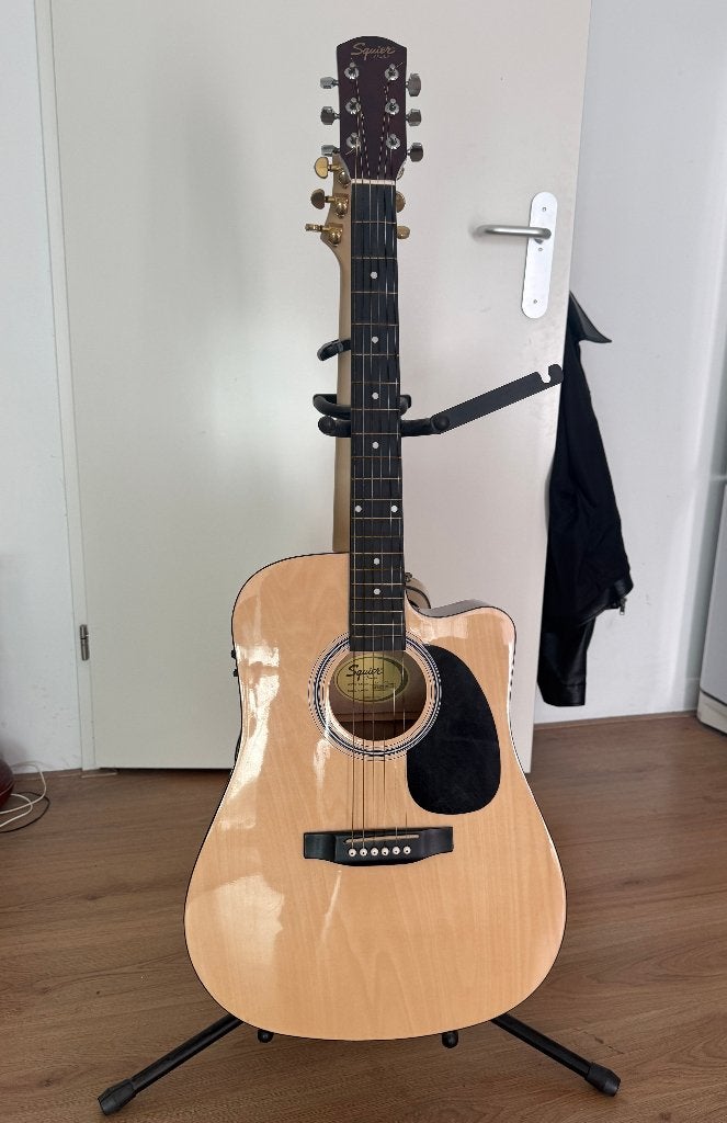 Fender Squier SA-105CE, Ophalen, Zo goed als nieuw, Elektrische gitaar