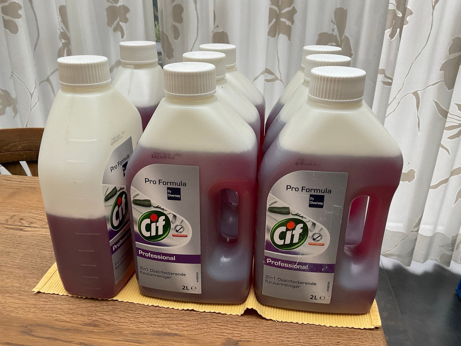 Cif Professional Allesreiniger - 7 flessen van 2 liter, Ophalen, Schoonmaakmiddel