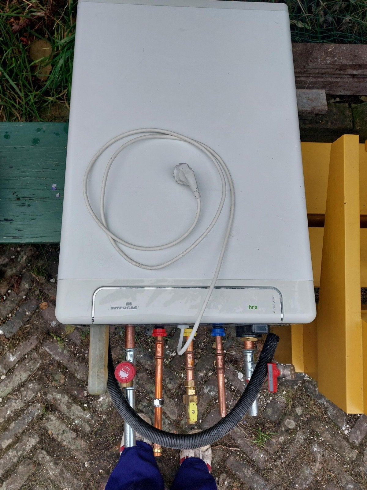 Intergas CW4 28/24A combi HRE bouwjaar 2020, Doe-het-zelf en Verbouw, Ophalen, Gebruikt, Aardgas, Geiser