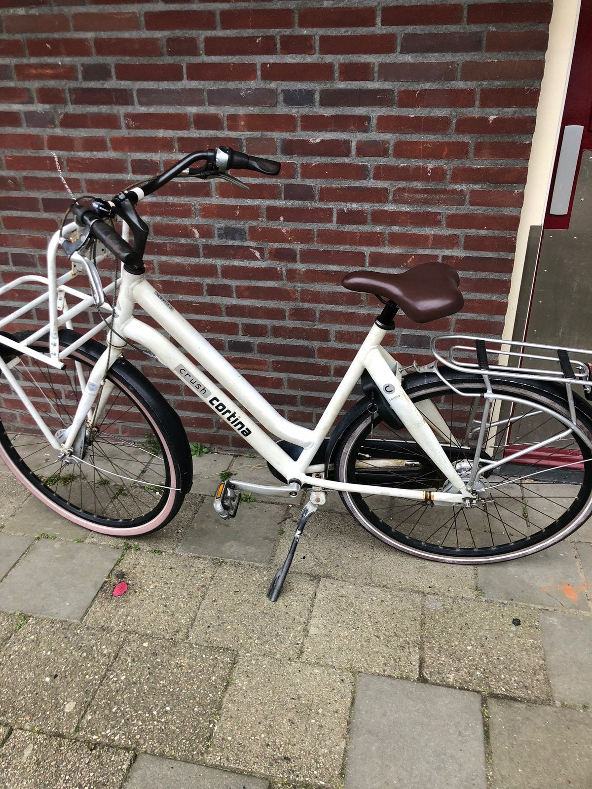 Dames fiets Cortina Crush met slot en verlichting, Ophalen, Zo goed als nieuw, Overige merken