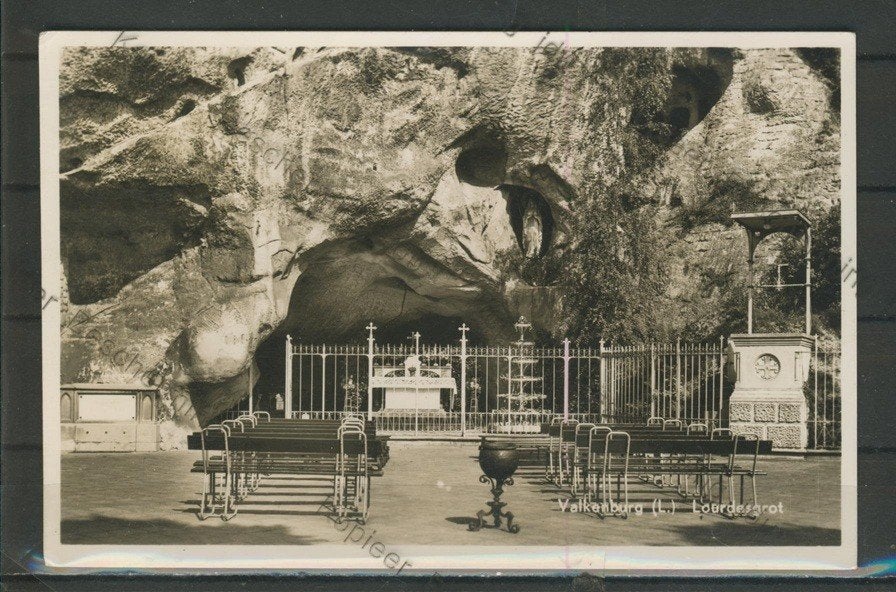 Valkenburg Lourdes grot Cauberg Foto/Ansichtkaart f-220 jdu, Ophalen of Verzenden, Zo goed als nieuw, Kaart of Prent, Christendom | Katholiek