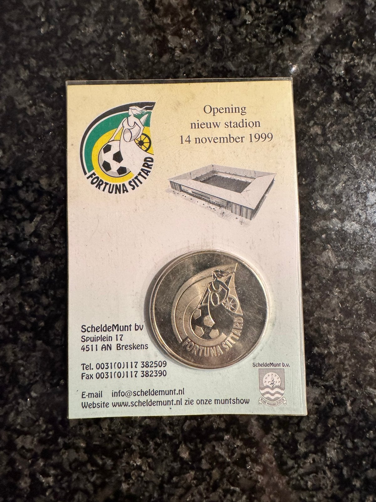 Herdenkingsmunt Fortuna 1999, Ophalen of Verzenden