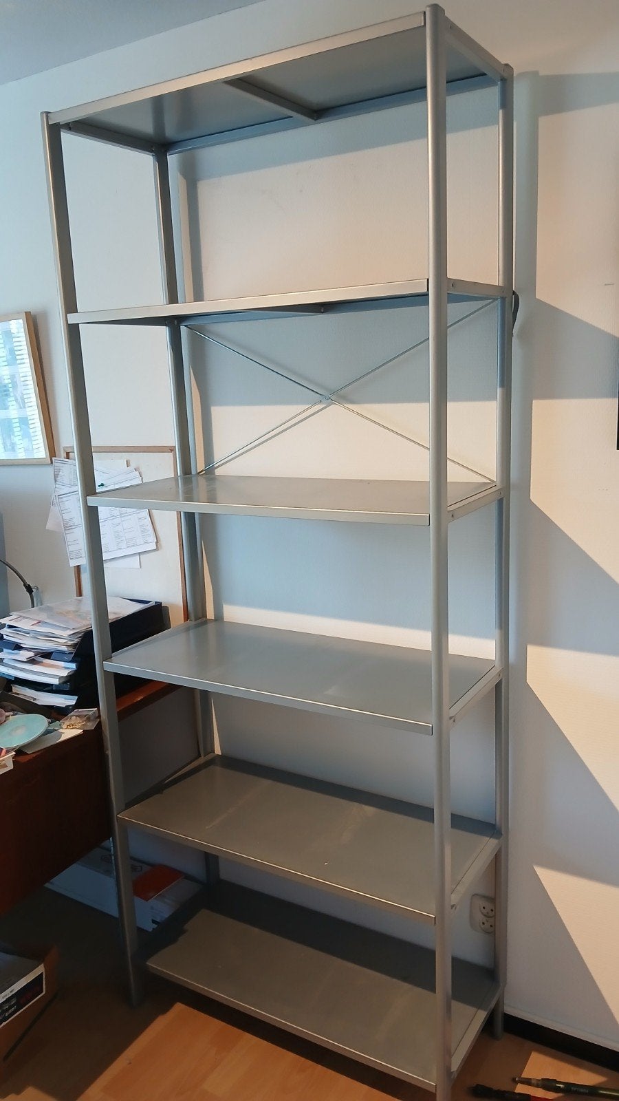 kantoor stellingkast metaal 6 planken, Huis en Inrichting, Ophalen, Zo goed als nieuw