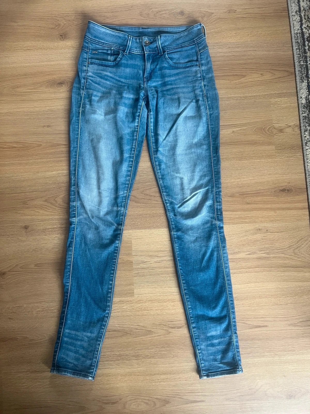 G-Star Raw Lynn mid skinny jeans, Ophalen of Verzenden, Zo goed als nieuw, Blauw, G-Star