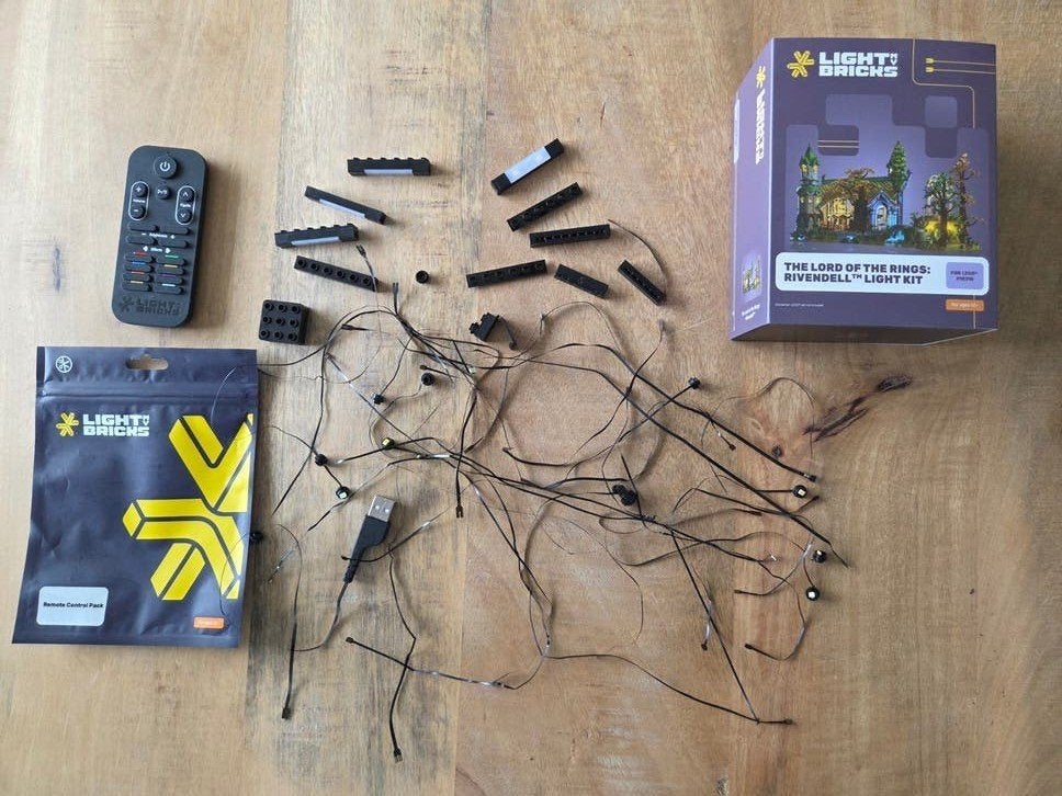 Light Kit for LEGO Lord of the Rings Rivendell 10316 +Remote, Ophalen, Zo goed als nieuw