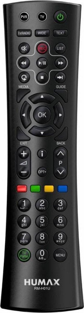 Originele Humax afstandsbediening, type RM-H01U, Audio, Tv en Foto, Afstandsbedieningen, Ophalen of Verzenden, Zo goed als nieuw