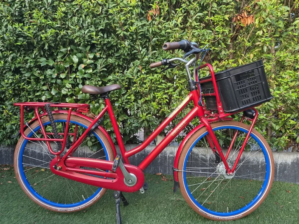 Mooie rode Gazelle Heavy Duty fiets, Fietsen en Brommers, Ophalen, Versnellingen, 56 cm of meer, Zo goed als nieuw