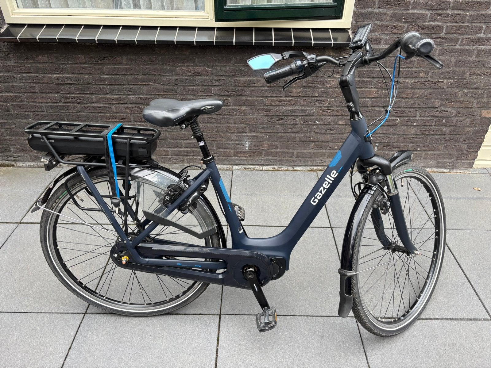 Gazelle Orange C8 HMS elektrische fiets, Ophalen, Gebruikt, 47 tot 51 cm, 50 km per accu of meer