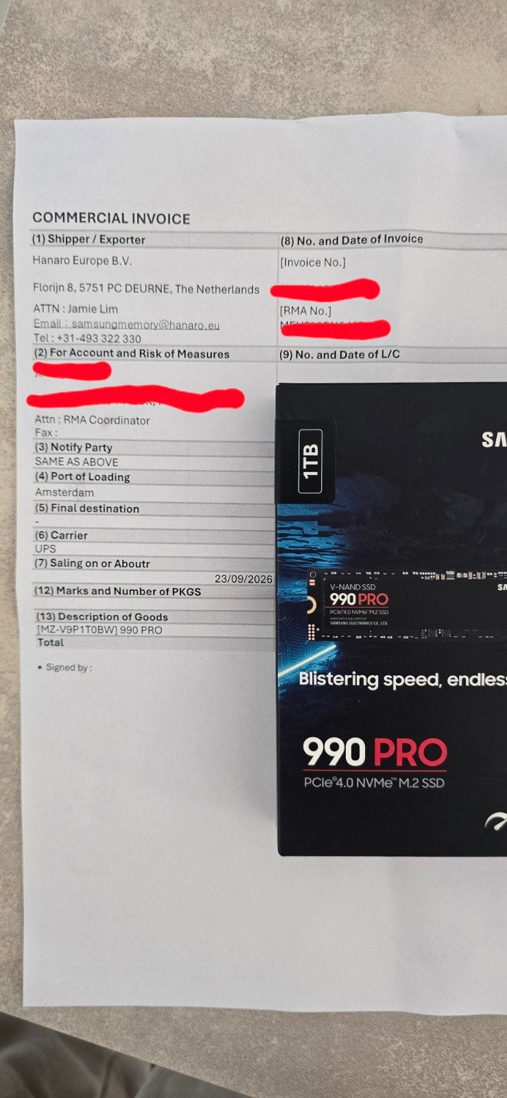 Splinternieuwe Samsung 990 PRO 1TB NVMe SSD, Computers en Software, Intern, Server, SSD, Nieuw
