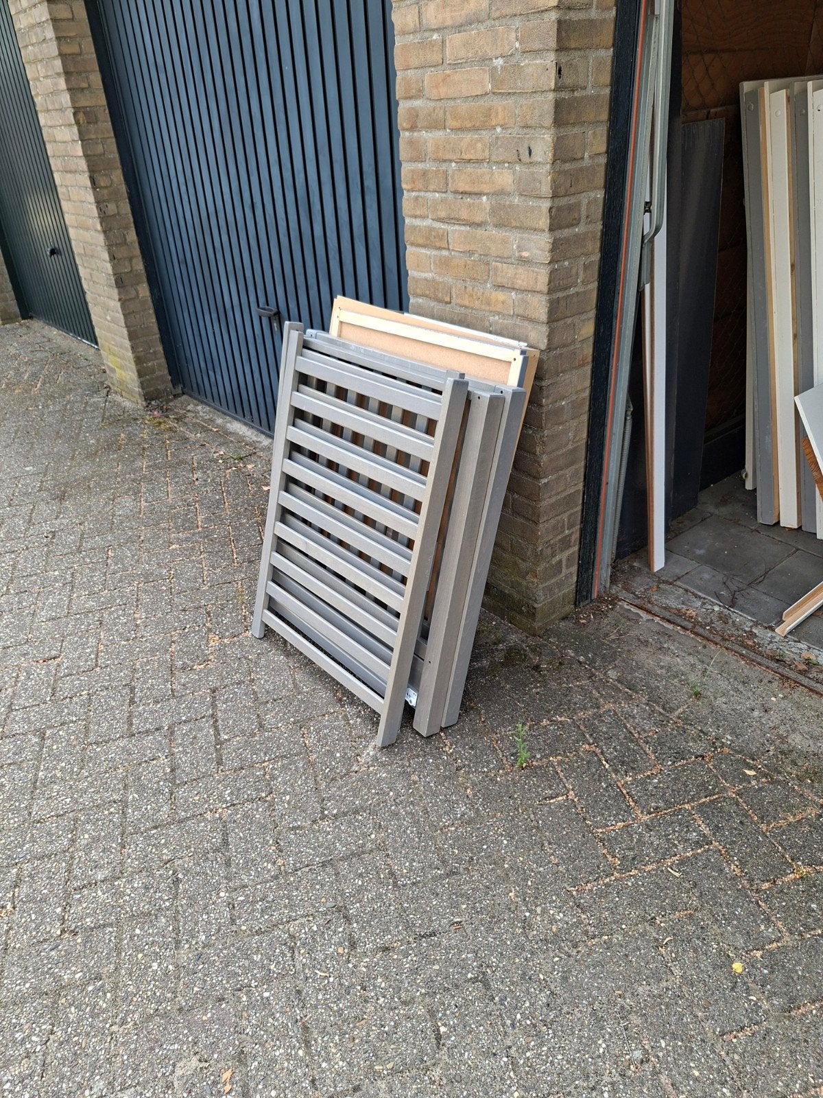 Nette box met lade en 2 niveaus - 100x79x85cm, Ophalen, Gebruikt, Rechthoekig, In hoogte verstelbaar