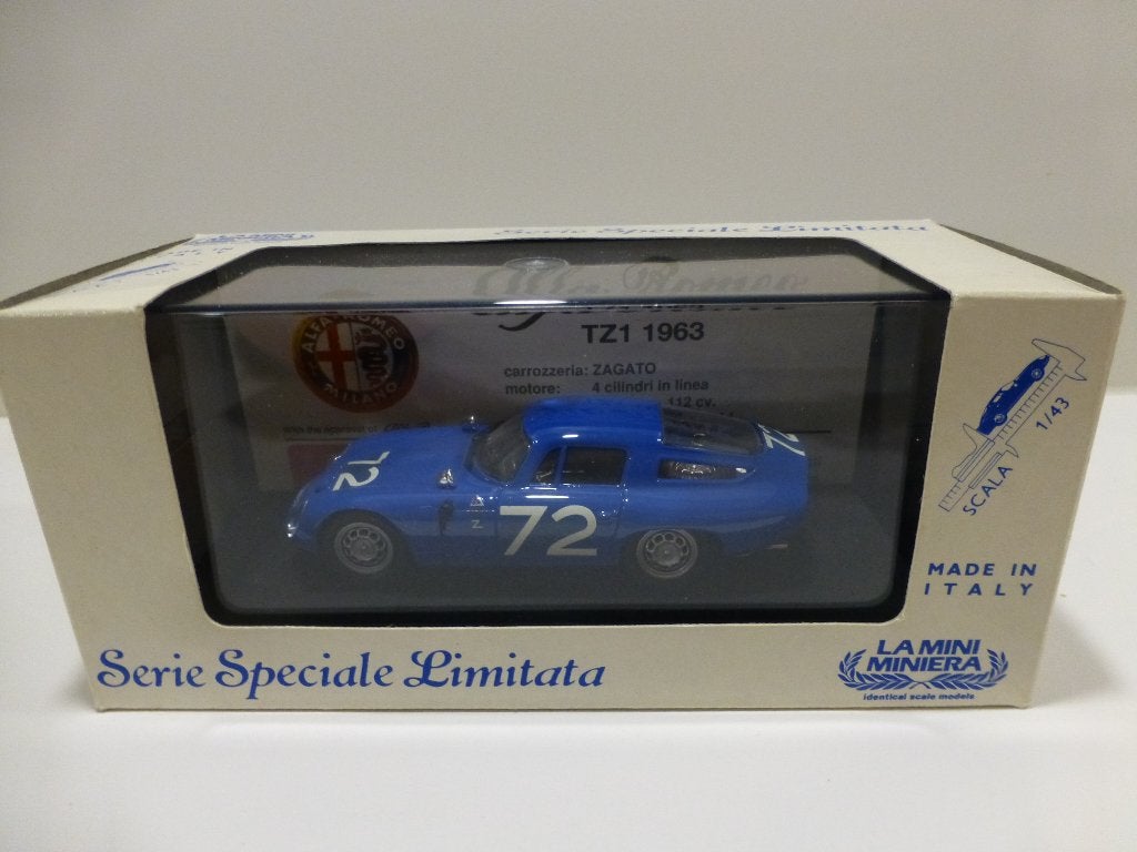 Best La Mini Miniera Special Alfa Romeo TZ 1 Targa Florio ., Ophalen of Verzenden, Zo goed als nieuw, Auto, Overige merken