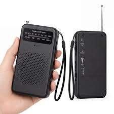 Draagbare FM Radio - Zwart, Audio, Tv en Foto, Ophalen, Nieuw, Radio