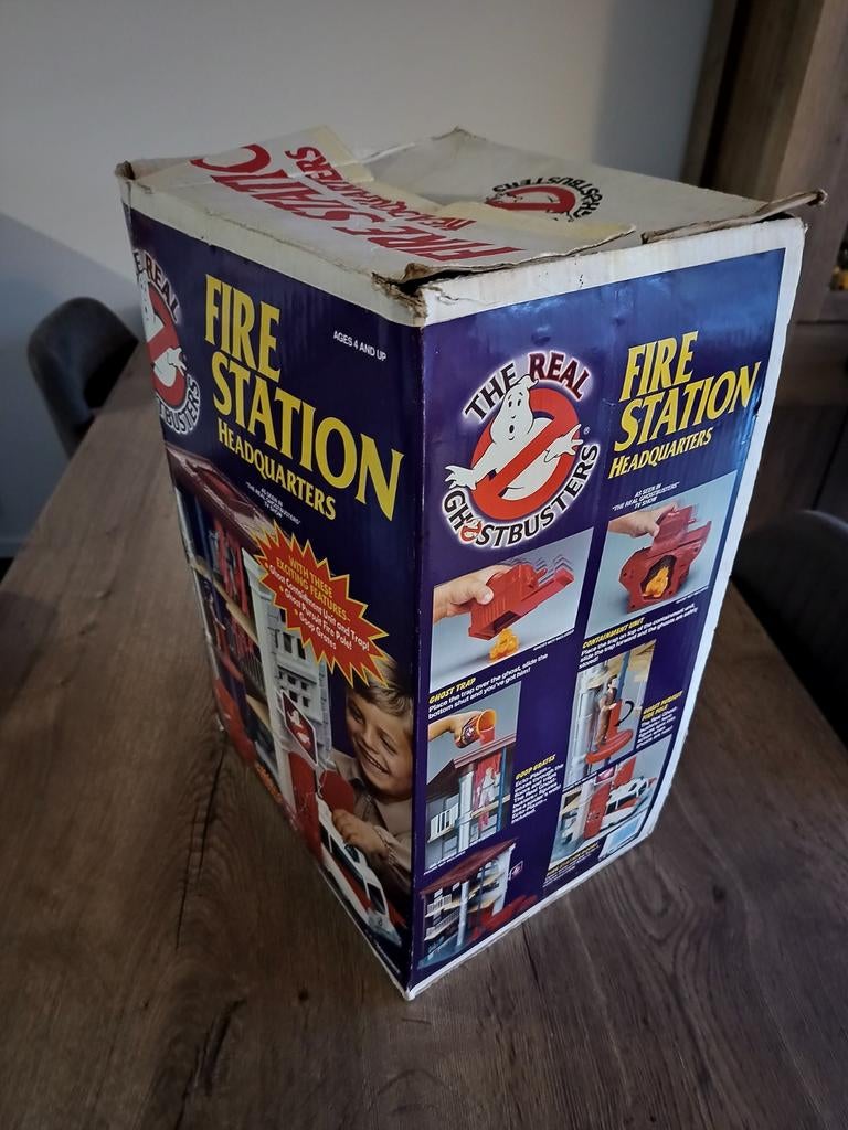 Vintage Ghostbusters Fire Station Headquarters 1986 doos, Ophalen of Verzenden