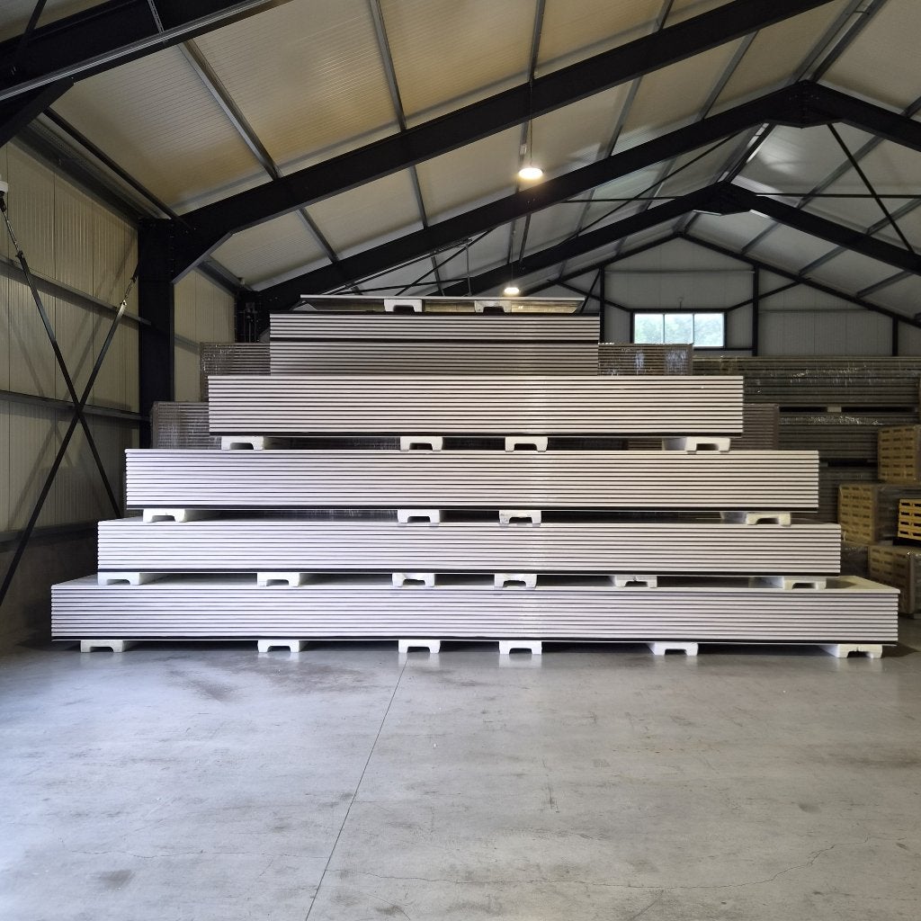 B-keus wand 40 mm dik, antraciet grijs / wit. Tot 8000 mm., Ophalen, Nieuw, 20 tot 50 mm