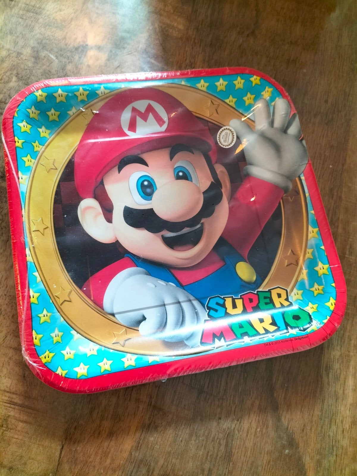 Nieuw, Super Mario bros kartonnen bordjes, Verzenden, Nieuw, Overige typen, Verjaardag