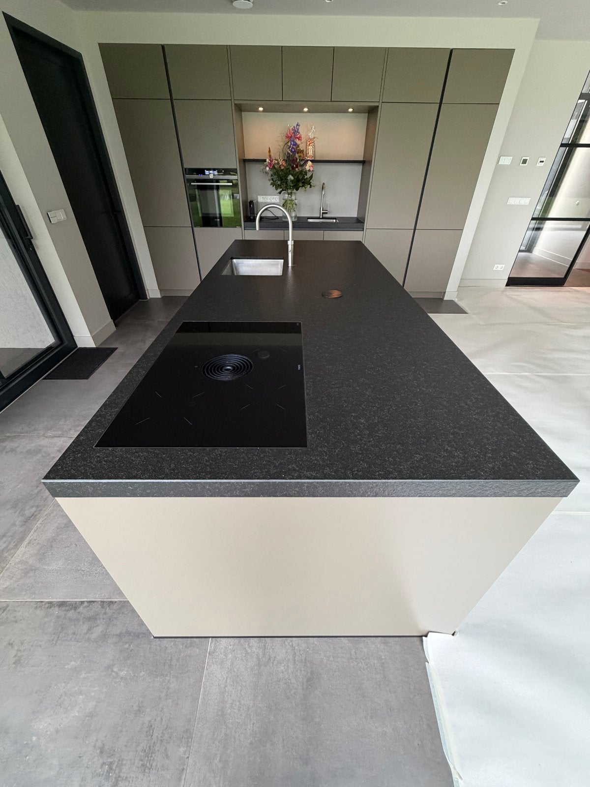 Inductieplaat BORA 76x51,5 cm, Gebruikt, Inbouw, Inductie, 4 kookzones