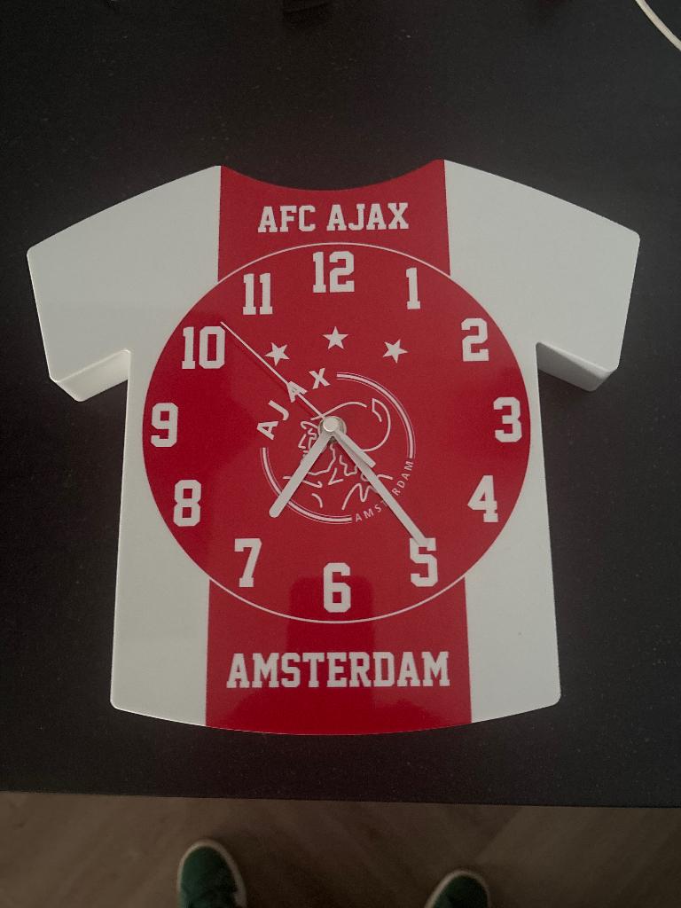 Ajax klok, Ophalen of Verzenden, Zo goed als nieuw, Ajax, Overige typen