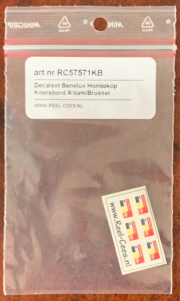 Reel-cees RC57571KB NS Koersbord Benelux Hondekop tp. III, Overige merken, Treinset, Gelijkstroom of Wisselstroom, Nieuw