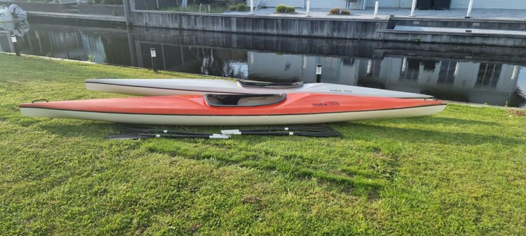 Kano's twee stuks, Watersport en Boten, Kano's, Ophalen, Gebruikt, Eén persoon, Kajak