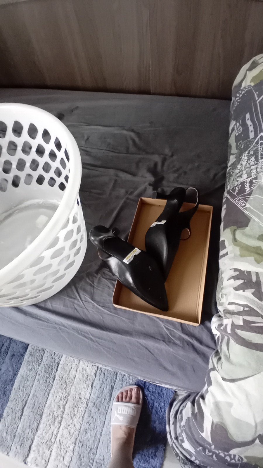 Zwarte Bristol Pumps met Hak, Ophalen