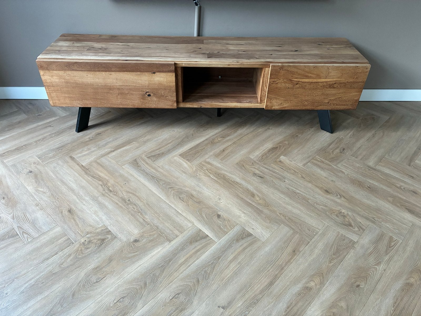 Xooon Televisiekast - Robuust en Stijlvol Design, Ophalen, Gebruikt, 150 tot 200 cm, Minder dan 100 cm