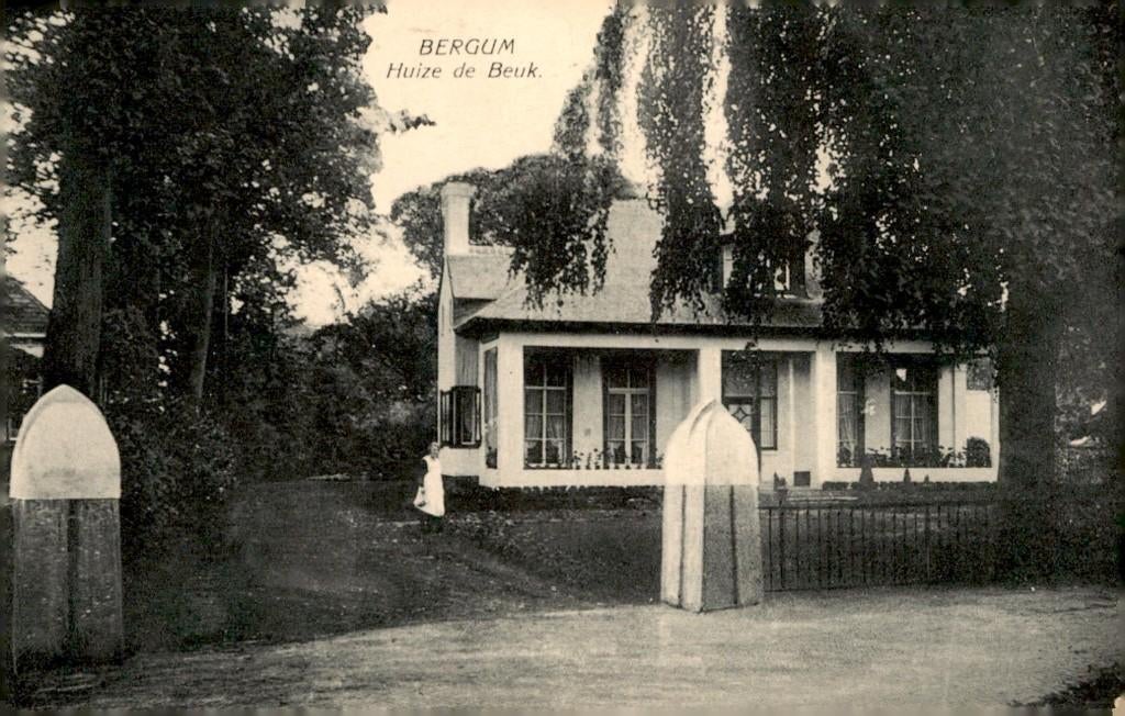 Bergum Huize de Beuk # 10, Verzenden, Voor 1920, Ongelopen, Friesland