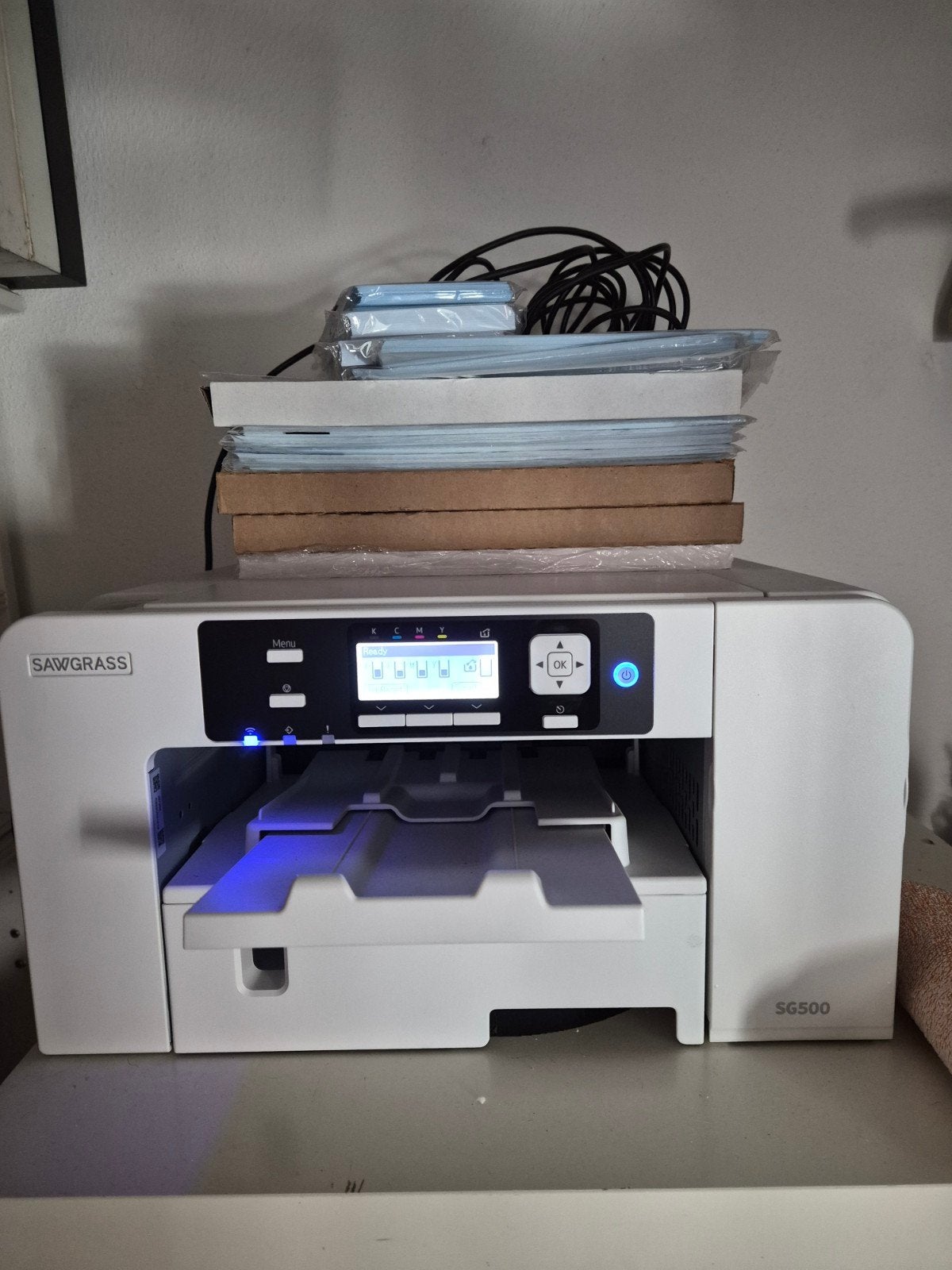 Sawgrass SG500 sublimatieprinter met Cricut Mug Press, Computers en Software, Ophalen, Printer, Inkjetprinter, Kleur printen
