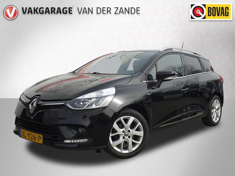 Renault Clio Estate 0.9 TCe Limited Airco, Cruise, NAVI NL/N, Auto's, Renault, Voorwielaandrijving, 898 cc, Stof, Gebruikt