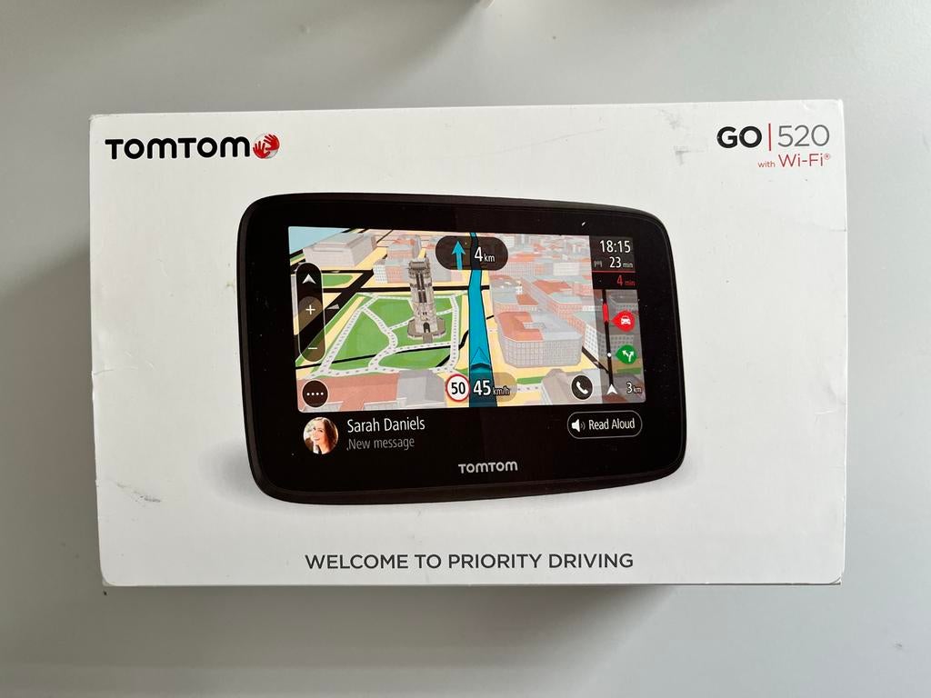 TomTom GO 520 Navigatiesysteem met Wi-Fi, Auto diversen, Autonavigatie, Zo goed als nieuw, Ophalen of Verzenden