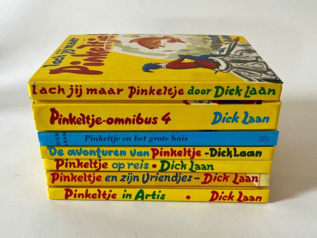 Pinkeltje boekenreeks Dick Laan (7 delen, hardcover), Boeken, Gelezen, Fictie algemeen, Dick Laan, Ophalen of Verzenden