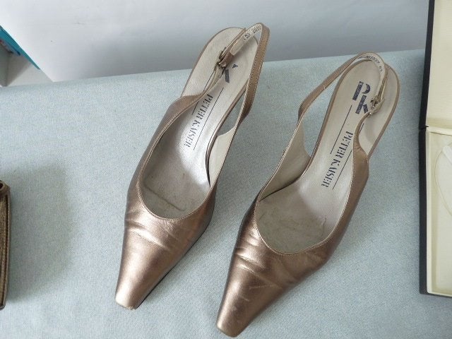 speciale goudkleur slingback pump mt 5 ( 38 )Peter Kaiser, Kleding | Dames, Schoenen, Peter Kaiser, Overige kleuren, Ophalen of Verzenden