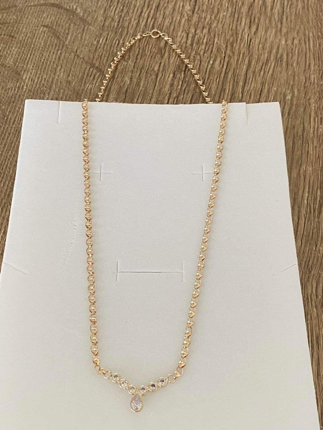Mooie 14 karaat gouden ketting, gemerkt 585, Ophalen of Verzenden, Nieuw, Goud, Goud